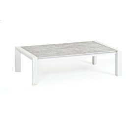 Stolik ogrodowy Oviedo 120x65x33cm white