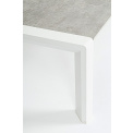 garden table Oviedo 120x65x33cm white - 4