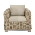 Fotel ogrodowy Fontaine 83x90x89cm rattan mango + poduszki - 2