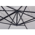 garden umbrella 3x4x2.59m Ibiza grey  - 4