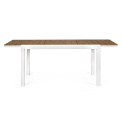 garden table Ebro 140x200x90cm white extendable  - 9