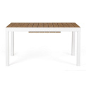 garden table Ebro 140x200x90cm white extendable  - 8