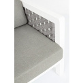 garden armchair Oviedo white + cushions - 3
