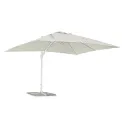 garden umbrella Elche 3x4x2,7m white natural - 2