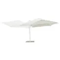 garden umbrella Elche 3x4x2,7m white natural - 5