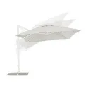 garden umbrella Elche 3x4x2,7m white natural - 6