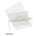 garden umbrella Elche 3x4x2,7m white natural - 7
