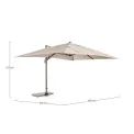 Parasol ogrodowy Sens 3x4x2,75m sand - 5