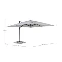 Parasol ogrodowy 4x4x2,78m ibiza grey - 12