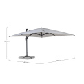 garden umbrella 4x4x2.78m Ibiza grey  - 6