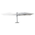 garden umbrella 4x4x2.78m Ibiza grey  - 5