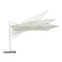 garden umbrella Elche 4x4x2.93m white natural - 7