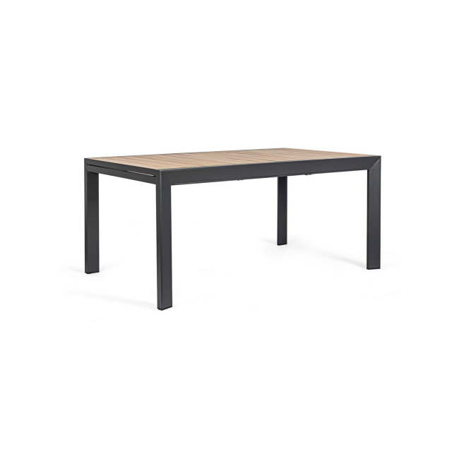 extendable garden table Bron 160-240x100cm aluminium