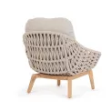 Fotel ogrodowy Tamise 71x88x78cm beige + poduszki - 2