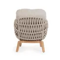 Fotel ogrodowy Tamise 71x88x78cm beige + poduszki - 3