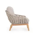 Fotel ogrodowy Tamise 71x88x78cm beige + poduszki - 4
