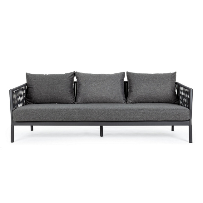 Sofa ogrodowa Formentera Charocal - 3 elementy + poduszki