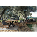 Sofa ogrodowa Formentera Charocal - 3 elementy + poduszki - 3