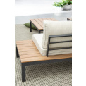 garden furniture set El Viso charcoal - 4 pieces + cushions - 4