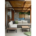 garden furniture set El Viso charcoal - 4 pieces + cushions - 3