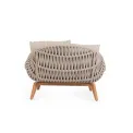 garden lounger Tamise beige + cushions - 3