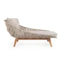 garden lounger Tamise beige + cushions - 4