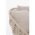 garden lounger Tamise beige + cushions - 5