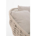 garden lounger Tamise beige + cushions - 3