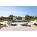 garden lounger Tamise beige + cushions - 6