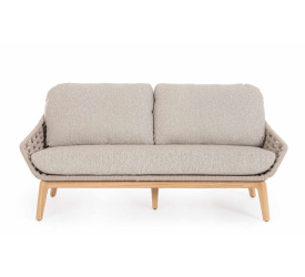 Sofa ogrodowa Tamise 2-3 osobowa + poduszki beige
