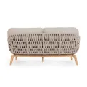 Sofa ogrodowa Tamise 2-3 osobowa + poduszki beige - 4