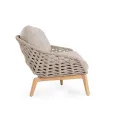 Sofa ogrodowa Tamise 2-3 osobowa + poduszki beige - 5
