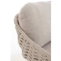 Sofa ogrodowa Tamise 2-3 osobowa + poduszki beige - 6