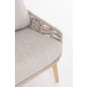 Sofa ogrodowa Tamise 2-3 osobowa + poduszki beige - 7