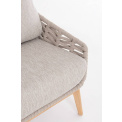  garden sofa Tamise 2-3 seater + cushions beige - 3