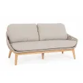 Sofa ogrodowa Tamise 2-3 osobowa + poduszki beige