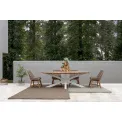 Stół ogrodowy Palmdale 240x110cm owalny biały - 12
