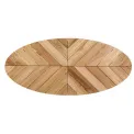 Stół ogrodowy Palmdale 240x110cm owalny biały - 4