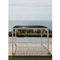 Pergola ogrodowa Oliva 3,6x3,6x2,5m Natural-Charocal - 5