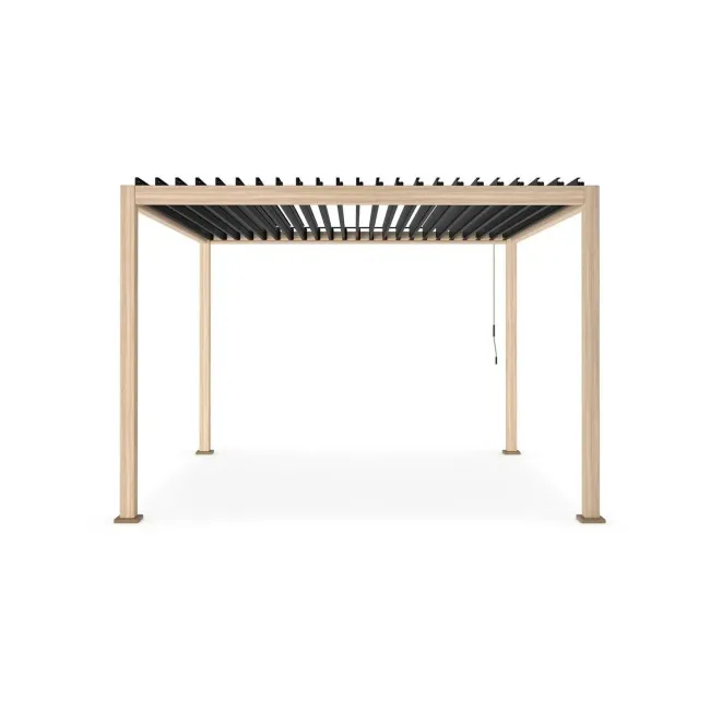Pergola ogrodowa Oliva 3,6x3,6x2,5m Natural-Charocal - 1