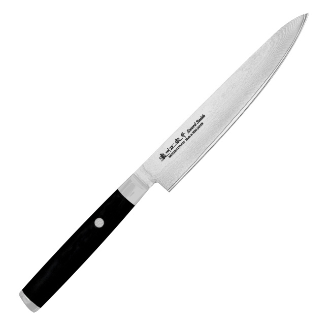 knife Damascus 15cm universal  - 1