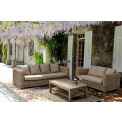 2-seater garden sofa Fontaine with cushions - 3