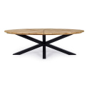 garden table Palmdale 240x110cm oval black - 10