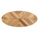 Stół ogrodowy Palmdale 240x110cm owalny czarny - 4