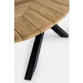 Stół ogrodowy Palmdale 240x110cm owalny czarny - 5