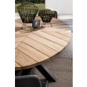 garden table Palmdale 240x110cm oval black - 2