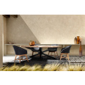 garden table Palmdale 240x110cm oval black - 6