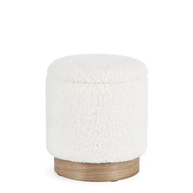 Puf Zoya 35x30,5cm white - 1