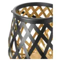 Latarnia Otis 33x33cm black-gold - 4
