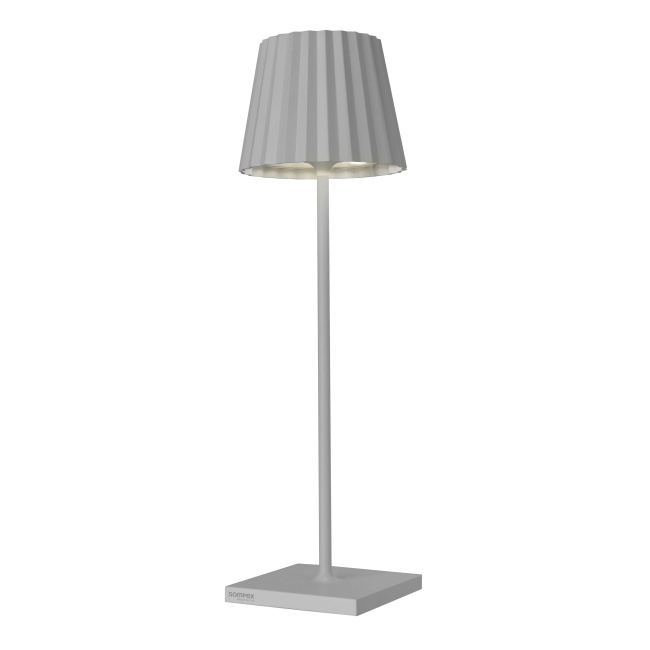 Lampa stołowa Troll 2.0 2.4W 2303lm 3000K (akumulator + ładowarka) grey